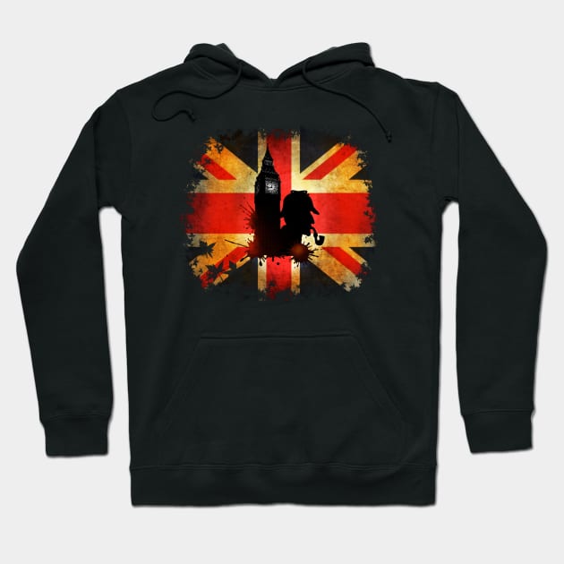 Sherlock Holmes In London Hoodie by KuroStars